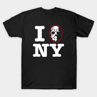 I hockey mask New York! T-Shirt